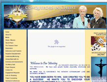 Tablet Screenshot of conquerorsinchristministries.org